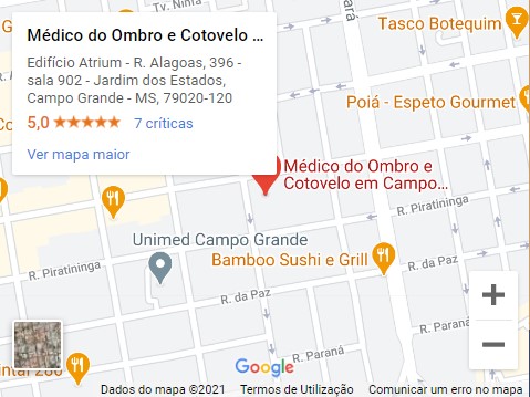 Endereço Clínica Dr. Kaue Gimenes Ortopedista